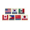 Best Martial Arts / MOOTO USA Flag Patch With County Name