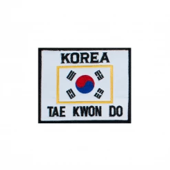 Best Martial Arts / MOOTO USA Korea Flag Patch With Black Border