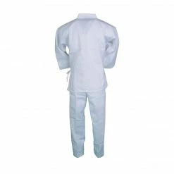 Best Martial Arts / MOOTO USA BMA Ribbed Fabric White Open Uniform Uniforms