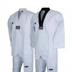 Best Martial Arts / MOOTO USA BMA Dri-Fit Fabric White Uniform (WV, BV) Uniforms