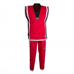 Best Martial Arts / MOOTO USA BMA Sleeveless Uniform (Red, White)