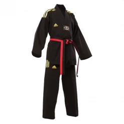 Adidas Champion All Black Uniform With Stripes