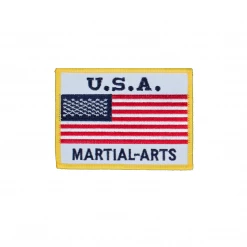 Best Martial Arts / MOOTO USA USA Flag Patch With White Background