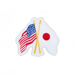Best Martial Arts / MOOTO USA USA & Japan Flag Patch
