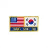 Best Sale π Best Martial Arts / MOOTO USA USA & Korea Flag Tang Soo Do Patch π 1 Best Martial Arts / MOOTO USA USA & Korea Flag Tang Soo Do Patch