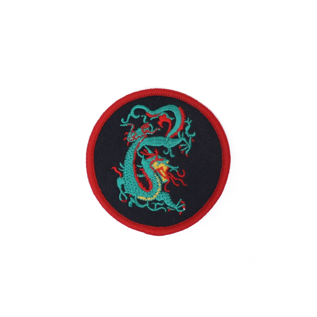 Cheap π― Best Martial Arts / MOOTO USA Green & Red Dragon Round Patch π 3 Best Martial Arts / MOOTO USA Green & Red Dragon Round Patch