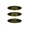 Brand new 🔥 Best Martial Arts / MOOTO USA Oval Shape Master Patch ✨ 2 Best Martial Arts / MOOTO USA Oval Shape Master Patch