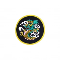 Best Martial Arts / MOOTO USA Green & Gold Dragon Round Patch