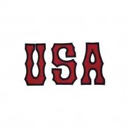 Best Martial Arts / MOOTO USA USA Letter Patch (Red)