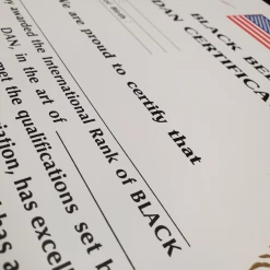 Best Martial Arts / MOOTO USA Certificate