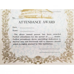 Best Martial Arts / MOOTO USA Certificate