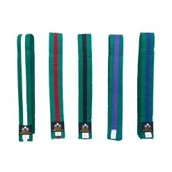 Best Martial Arts / MOOTO USA BMA Green Belt With Stripe