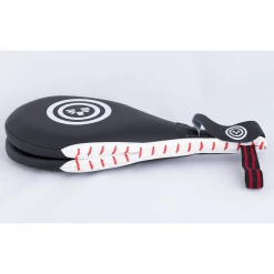 Best Martial Arts / MOOTO USA BMA Double Target Mitt Vinyl (Black/Red, Black, Red)