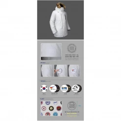 Best Martial Arts / MOOTO USA New Arrivals MOOTO Europa Winter Puffer Jacket (White, Navy)