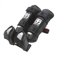 Best Martial Arts / MOOTO USA Sparring Gear MOOTO Shin & Instep Protector (White, Black)