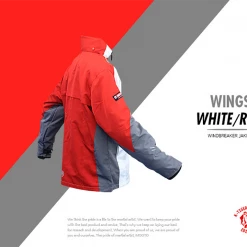 Best Martial Arts / MOOTO USA Apparel MOOTO Wing Jacket 3 Tone (White/Red)