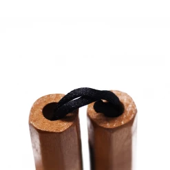 Best Martial Arts / MOOTO USA Natural Wood Round Nunchaku With Rope Weapon