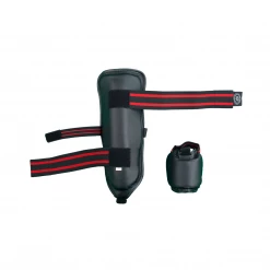 Best Martial Arts / MOOTO USA BMA Vinyl Detachable Shin & Instep Protector (Black)