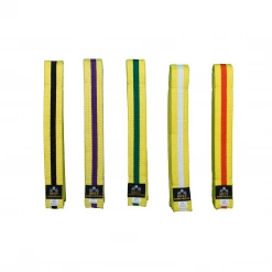 Best Martial Arts / MOOTO USA BMA Yellow Belt With Stripe